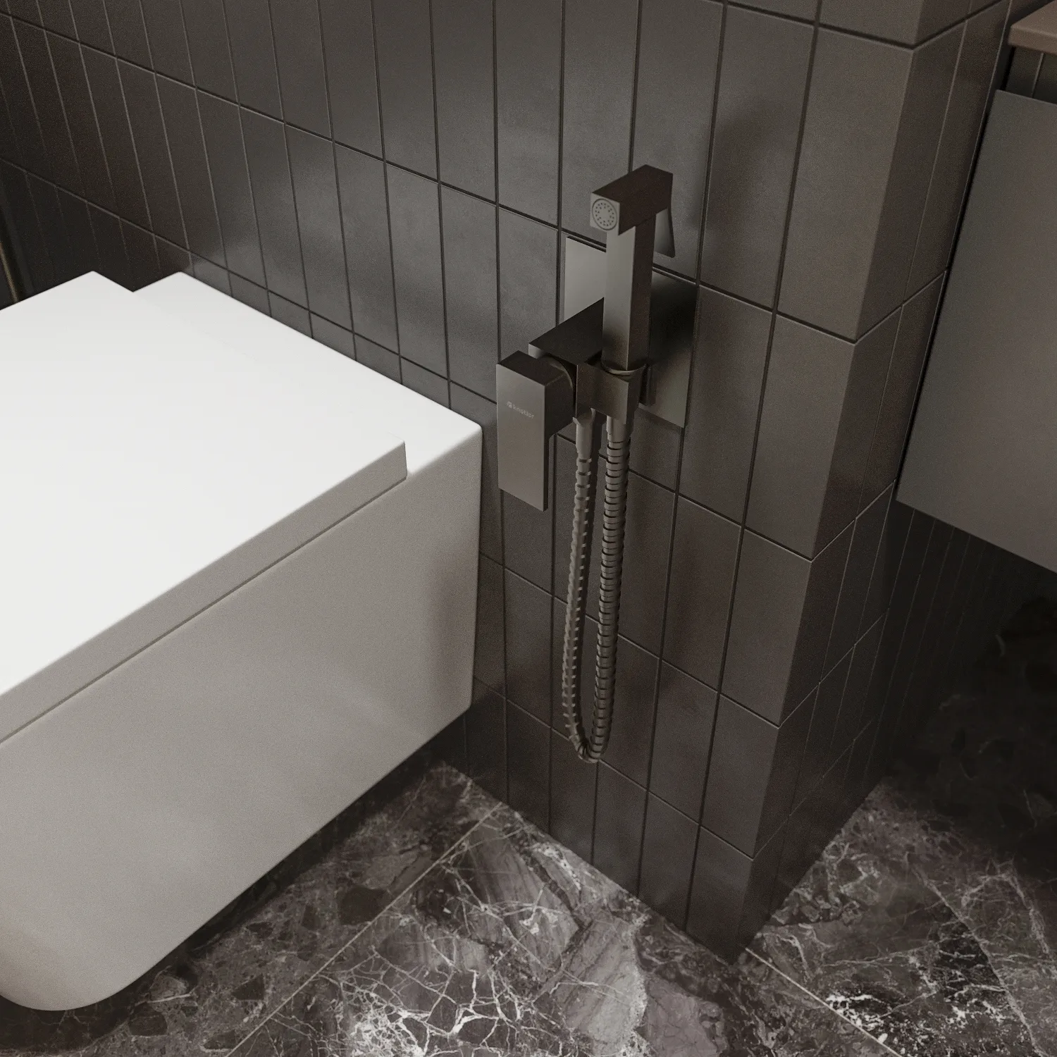 Смеситель с гигиеническим душем FHS02C1GM